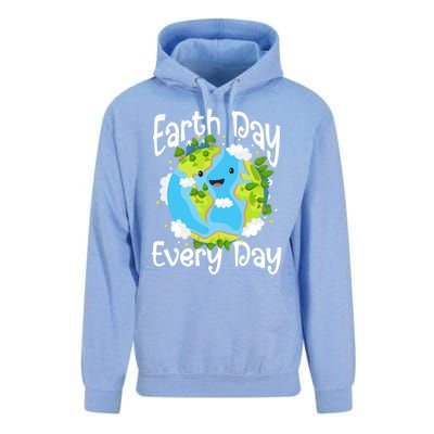 Cute Earth Day Every Day Save Our Planet Green Gift Unisex Surf Hoodie