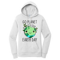 Cute Earth Day Go Planet Earth Day Women's Pullover Hoodie