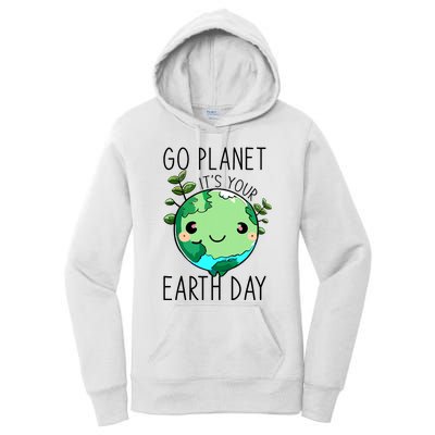 Cute Earth Day Go Planet Earth Day Women's Pullover Hoodie