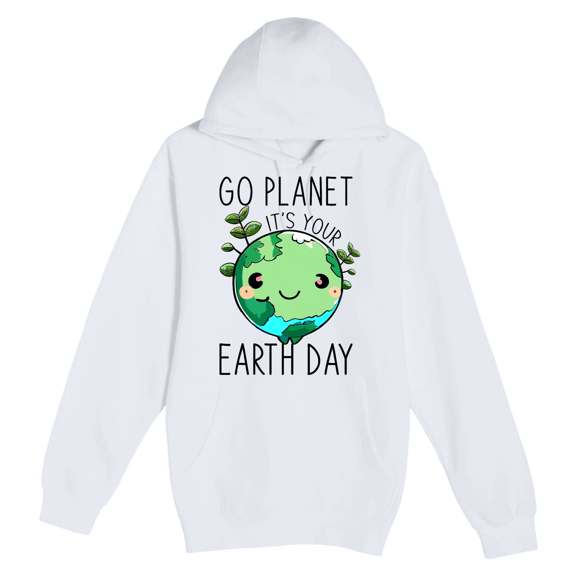 Cute Earth Day Go Planet Earth Day Premium Pullover Hoodie
