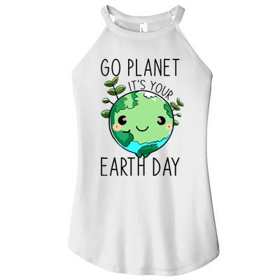 Cute Earth Day Go Planet Earth Day Women’s Perfect Tri Rocker Tank