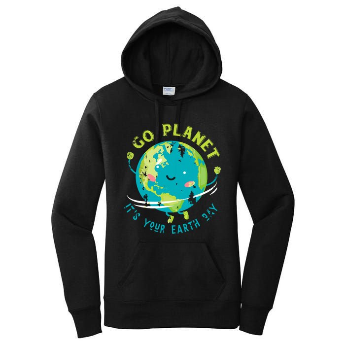 Cute Earth Day Women's Pullover Hoodie