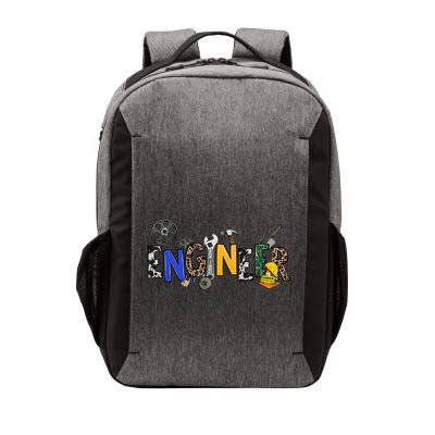 Cool Engineer Design With Engineering Tools And Gears Vector Backpack