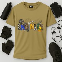 Cool Engineer Design With Engineering Tools And Gears Cooling Performance Crew T-Shirt