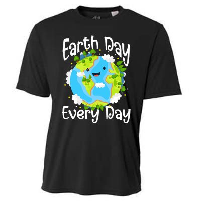 Cute Earth Day Every Day Save Our Planet Green Cooling Performance Crew T-Shirt