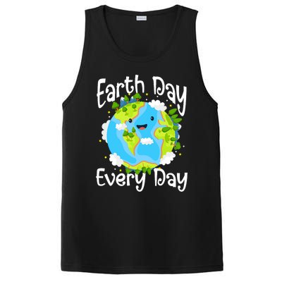 Cute Earth Day Every Day Save Our Planet Green PosiCharge Competitor Tank