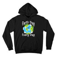 Cute Earth Day Every Day Save Our Planet Green Tall Hoodie