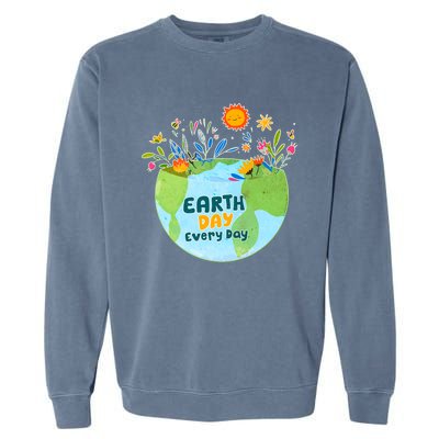 Celebrate Earth Day Every Day Earth Day Garment-Dyed Sweatshirt