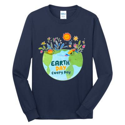 Celebrate Earth Day Every Day Earth Day Tall Long Sleeve T-Shirt