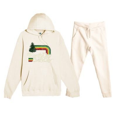 Cute Earth Day Everyday Premium Hooded Sweatsuit Set