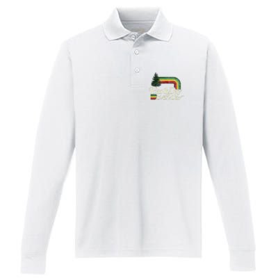 Cute Earth Day Everyday Performance Long Sleeve Polo