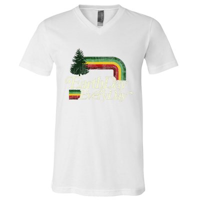 Cute Earth Day Everyday V-Neck T-Shirt