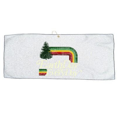 Cute Earth Day Everyday Large Microfiber Waffle Golf Towel