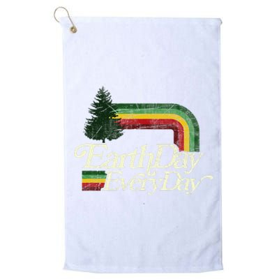 Cute Earth Day Everyday Platinum Collection Golf Towel