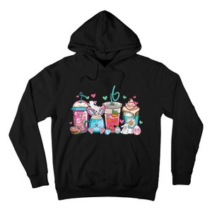 Cute Easter Day Easter Coffee Lover Women Girl Hoodie