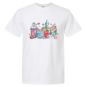 Cute Easter Day Easter Coffee Lover Women Girl Garment-Dyed Heavyweight T-Shirt