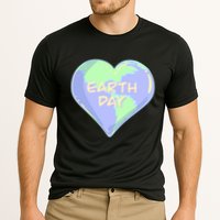 Cute Earth Day World Heart Cooling Performance Crew T-Shirt