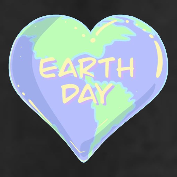 Cute Earth Day World Heart 11oz C Handle Ceramic Mug
