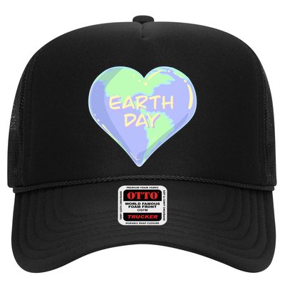 Cute Earth Day World Heart Trucker Hat