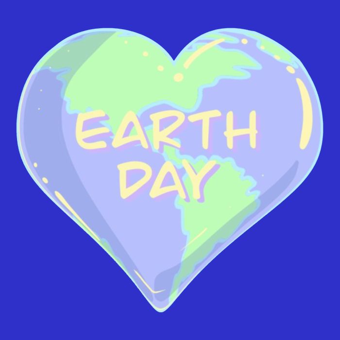 Cute Earth Day World Heart Sweatshirt
