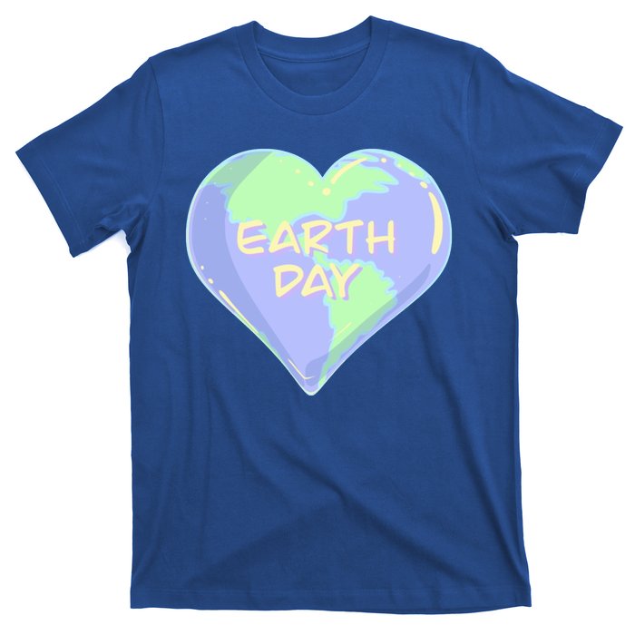 Cute Earth Day World Heart T-Shirt