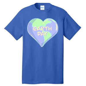 Cute Earth Day World Heart Tall T-Shirt