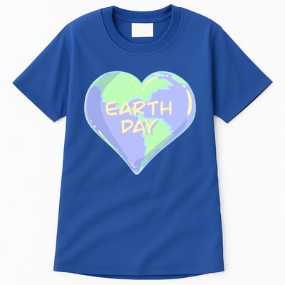 Cute Earth Day World Heart Tall T-Shirt