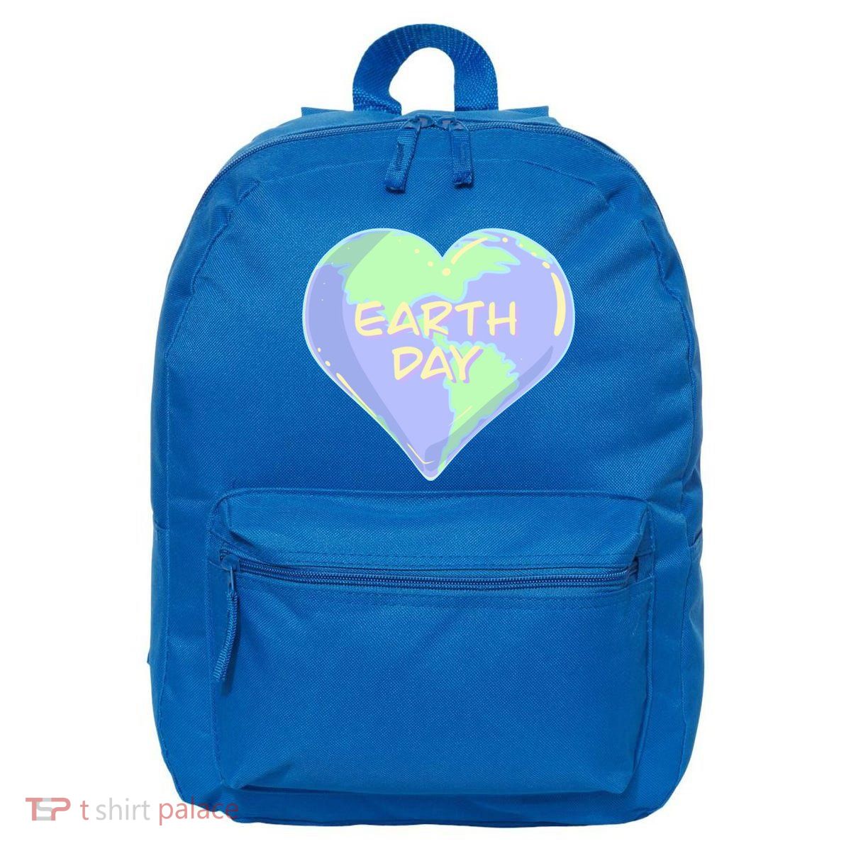 Cute Earth Day World Heart 16 in Basic Backpack