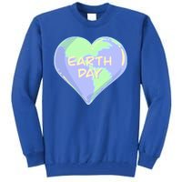 Cute Earth Day World Heart Tall Sweatshirt