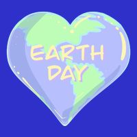 Cute Earth Day World Heart Baby Bodysuit