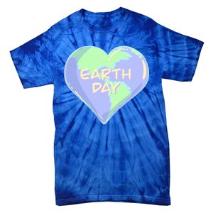 Cute Earth Day World Heart Tie-Dye T-Shirt