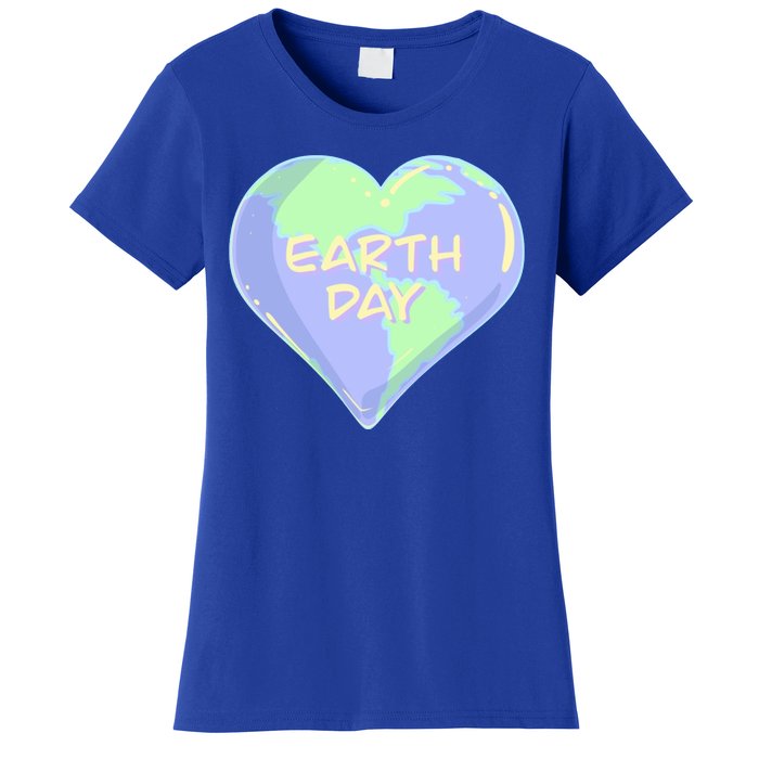 Cute Earth Day World Heart Women's T-Shirt