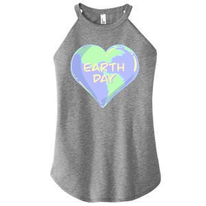 Cute Earth Day World Heart Women's Perfect Tri Rocker Tank