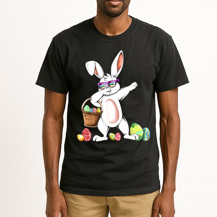 Cute Easter Dabbing Bunny Rabbit With Easter Eggs Tall T-Shirt
