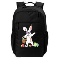 Cute Easter Dabbing Bunny Rabbit With Easter Eggs Backpack