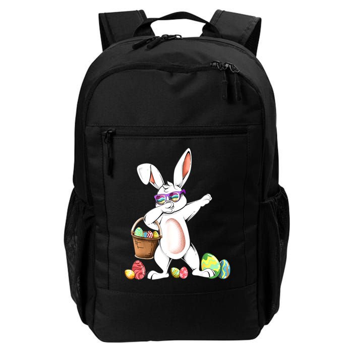 Cute Easter Dabbing Bunny Rabbit With Easter Eggs Backpack