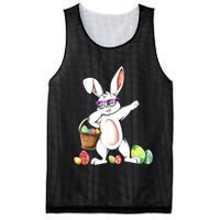 Cute Easter Dabbing Bunny Rabbit With Easter Eggs Mesh Reversible Basketball Jersey Tank