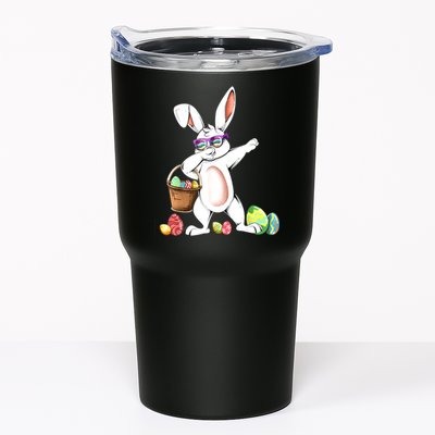 Cute Easter Dabbing Bunny Rabbit With Easter Eggs Tumbler
