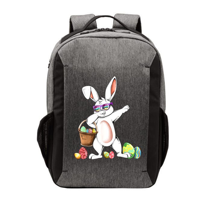 Cute Easter Dabbing Bunny Rabbit With Easter Eggs Vector Backpack