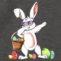 Cute Easter Dabbing Bunny Rabbit With Easter Eggs Vector Backpack