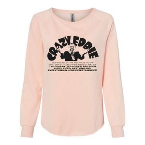 Crazy Eddie Department Store Womens California Wash Sweatshirt