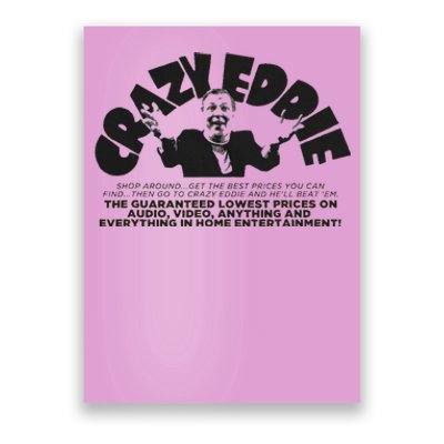 Crazy Eddie Department Store Poster