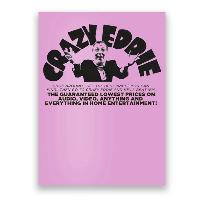 Crazy Eddie Department Store Poster