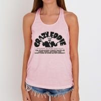 Crazy Eddie Department Store Women's Knotted Racerback Tank