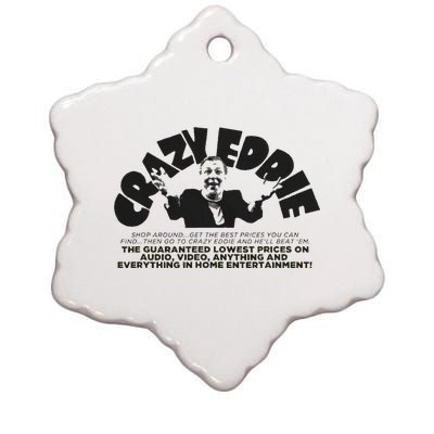 Crazy Eddie Department Store Ceramic Star Ornament