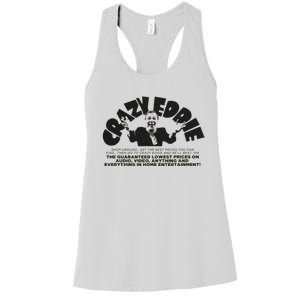 Crazy Eddie Department Store Women's Racerback Tank