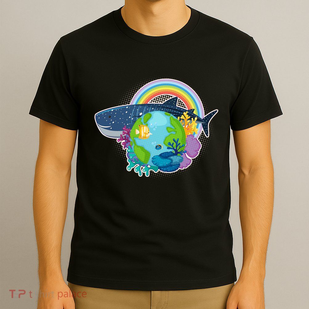 Colorful Earth Day Ocean Sea Life T-Shirt