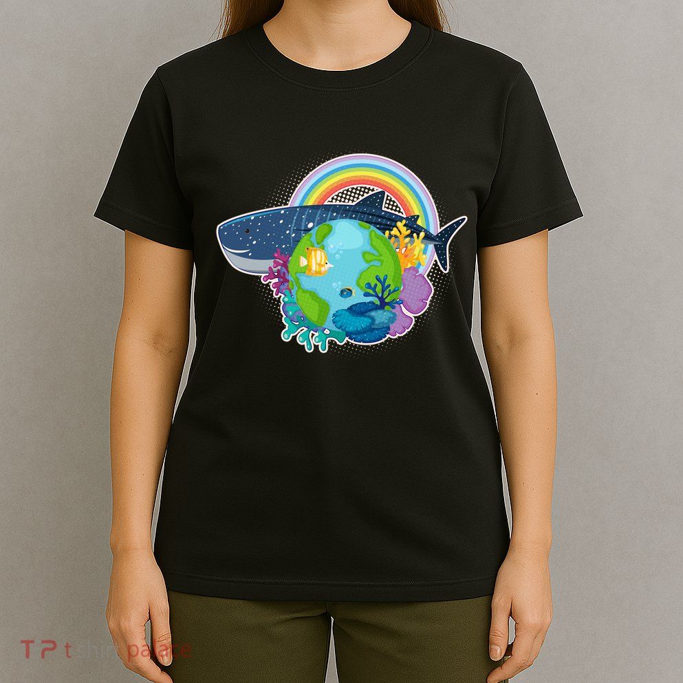 Colorful Earth Day Ocean Sea Life T-Shirt