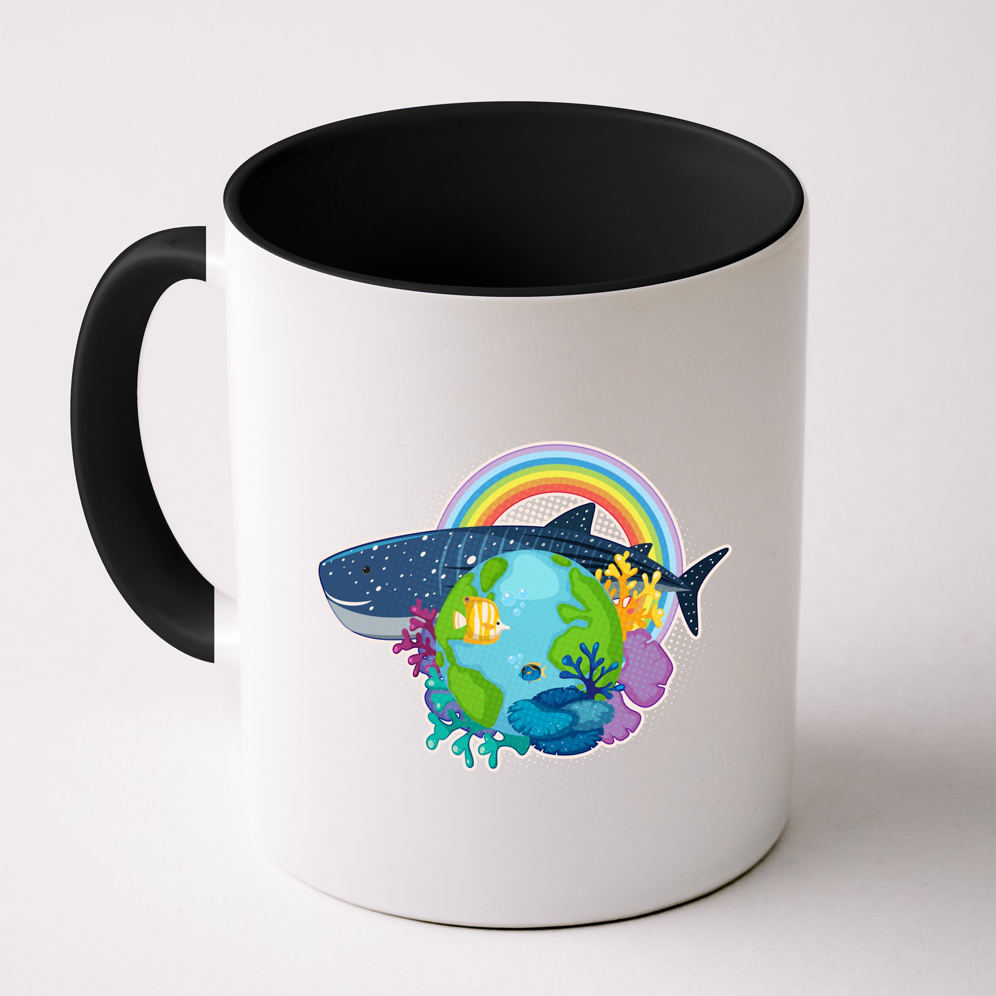 Colorful Earth Day Ocean Sea Life Mug