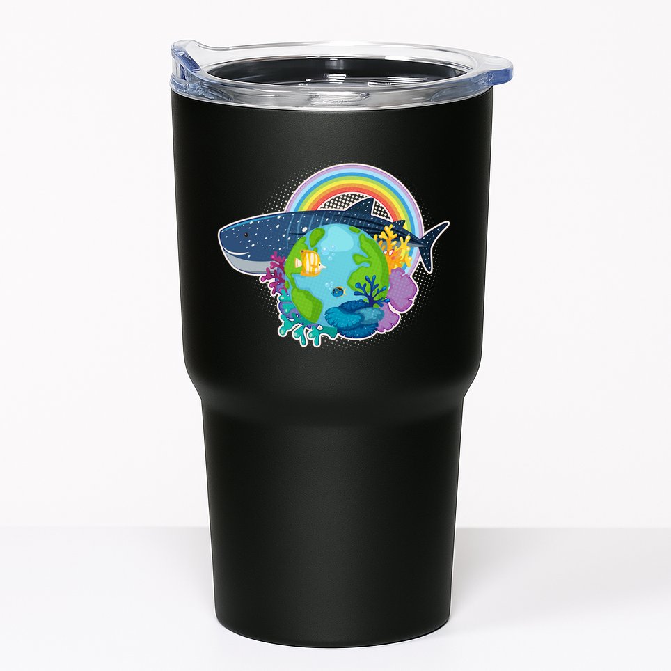 Colorful Earth Day Ocean Sea Life Tumbler